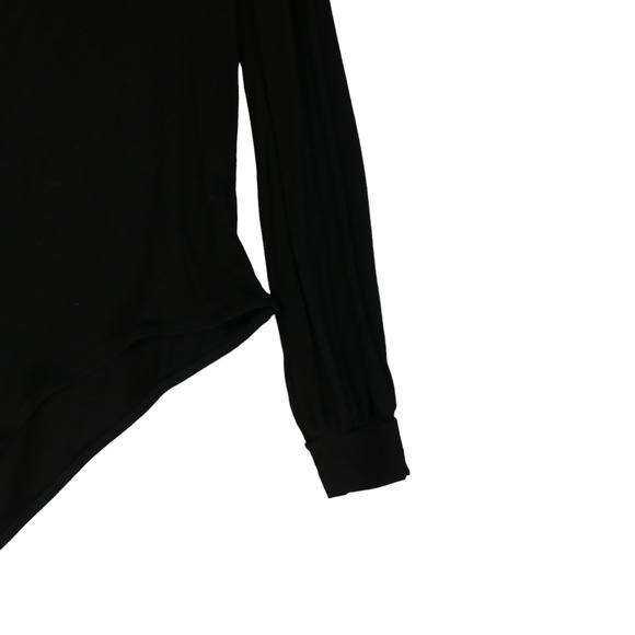 Shein Curve Bodysuit Womens 2XL Black Long Sleeve Blouse Round Neck Stretch - Picture 4 of 14